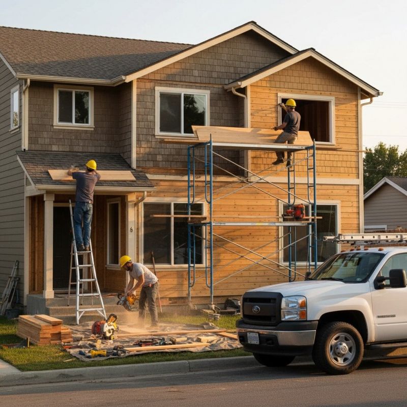 Local Wood Siding Replacement pros at work