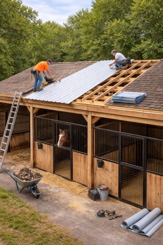 Barn Roof Installation in Alexandria, VA